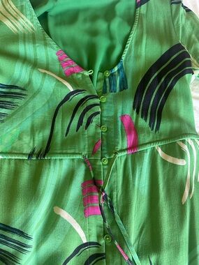 Anthropologie Paloma Paint-Swiped Maxi Dress by The Odells